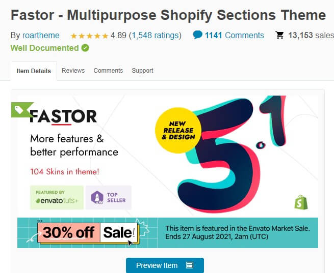 Fastor - Multipurpose Shopify Sections Theme