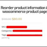 How to reorder or add an extra field on woocommerce product page