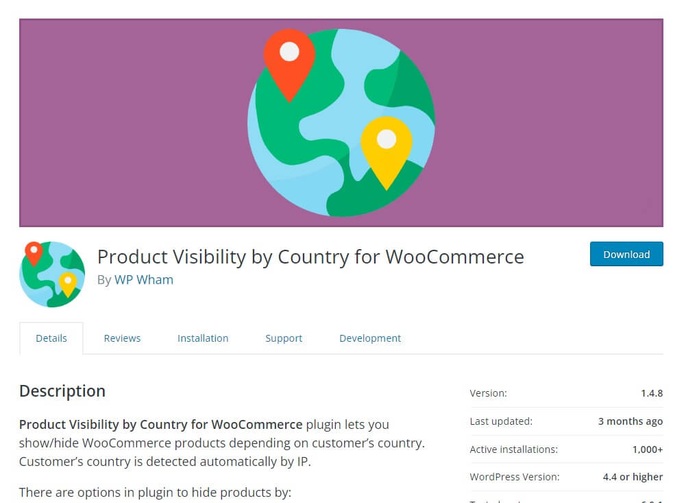 How to hide products based on country woocommerce