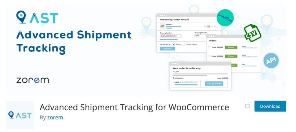 Advanced Shipment Tracking for WooCommerce